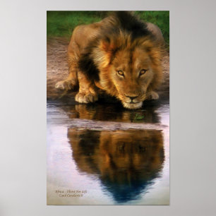 Poster Afrique - Soif pour la vie Art Poster/Imprimer