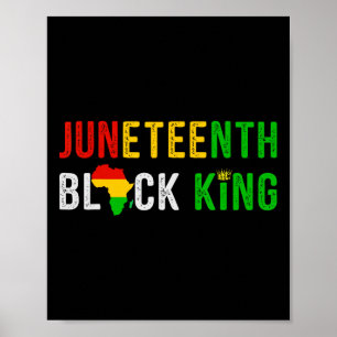 Poster Afro-Américain Liberté Histoire des Noirs 19 juin 