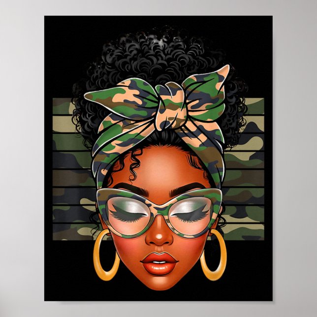 Poster Afro Black Women African American Black History Mo (Devant)