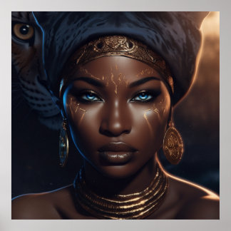 Poster Afro Goddess Ascension (Matte)