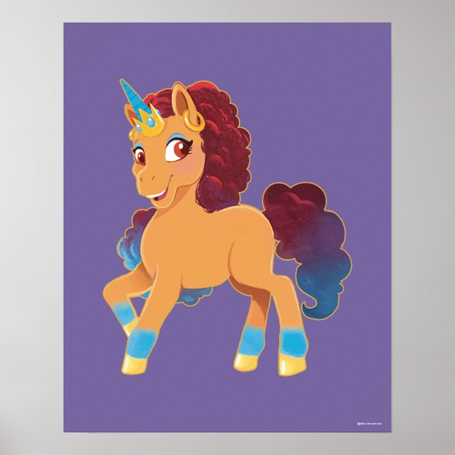 Poster Afro Unicorn | La divine danse (Devant)