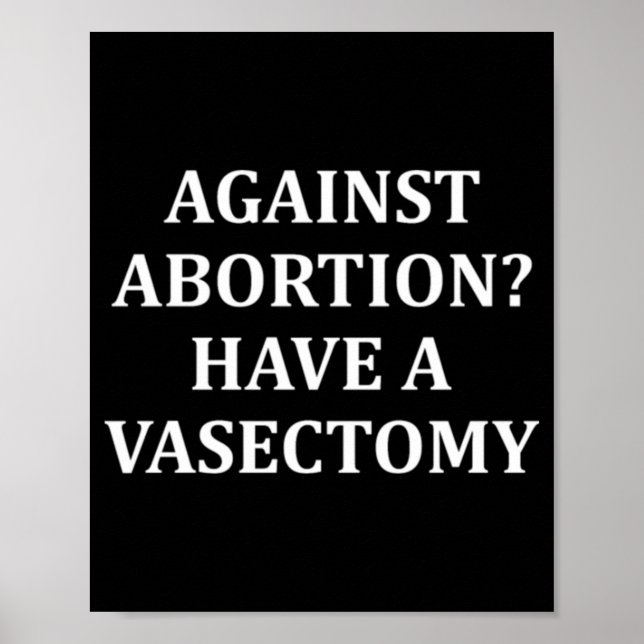 Poster Against Abortion  (Devant)