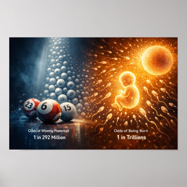 Poster Against Impossible Odds (Devant)