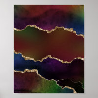 Agate foncé intense | Moody Rainbow Jewel Tone