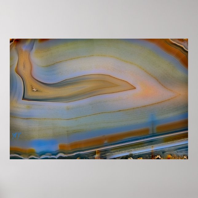 Poster Agate poli Opus 01 (Devant)