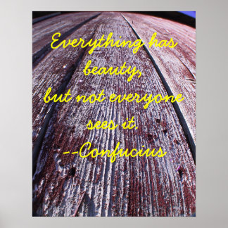 Poster Âgé à la perfection