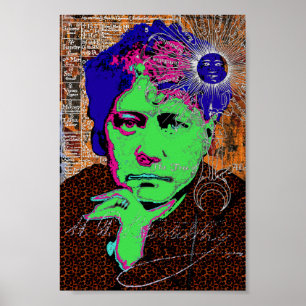 Poster Âge ésotérique occulte de théosophie de Helena