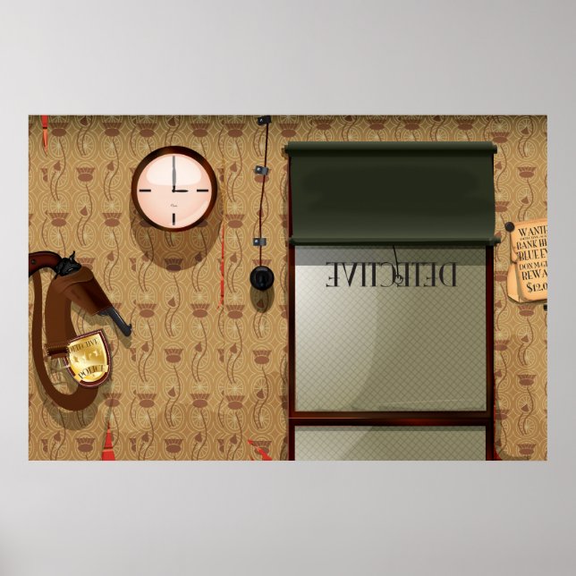 Poster Agence de détective (Devant)