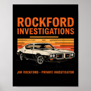 Poster Agence de détectives Rockford - Fichiers Rockford