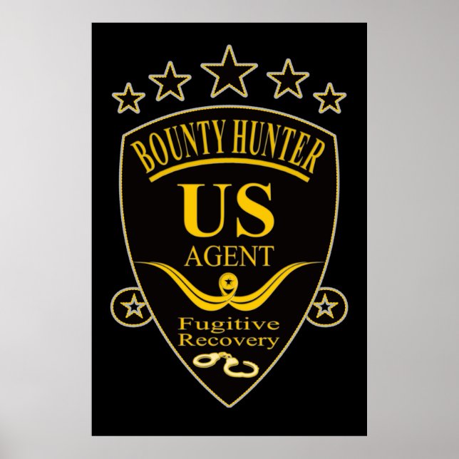 Poster Agent Bounty Hunter (Devant)