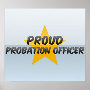 Poster Agent de probation fier