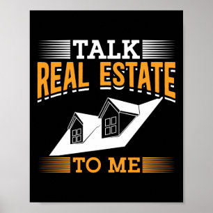 Poster Agent Immobilier Réalisateur Me Parler Immobilier