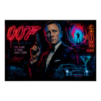 Poster Agent James Bond 007