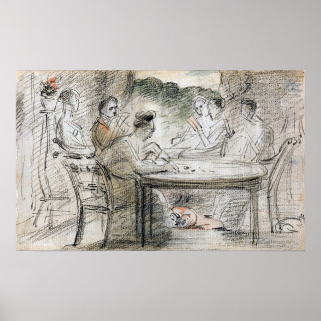 Poster Agent - M. Hobson De Markfield Et De La Famille (Devant)