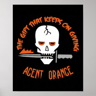 Poster Agent Orange l'OBSCURITÉ de cadeau