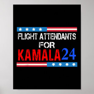 Poster Agents De Vol Pour Kamala Harris 2024