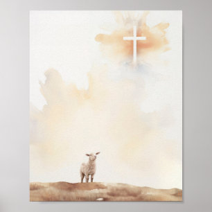 Poster Agneau de Dieu - Bible numérique Verse Imprimer et