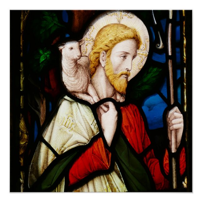 Poster Agneau de Dieu Jésus Christ (Devant)