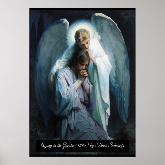 Poster Agonie dans le jardin Jésus-Christ (Devant)