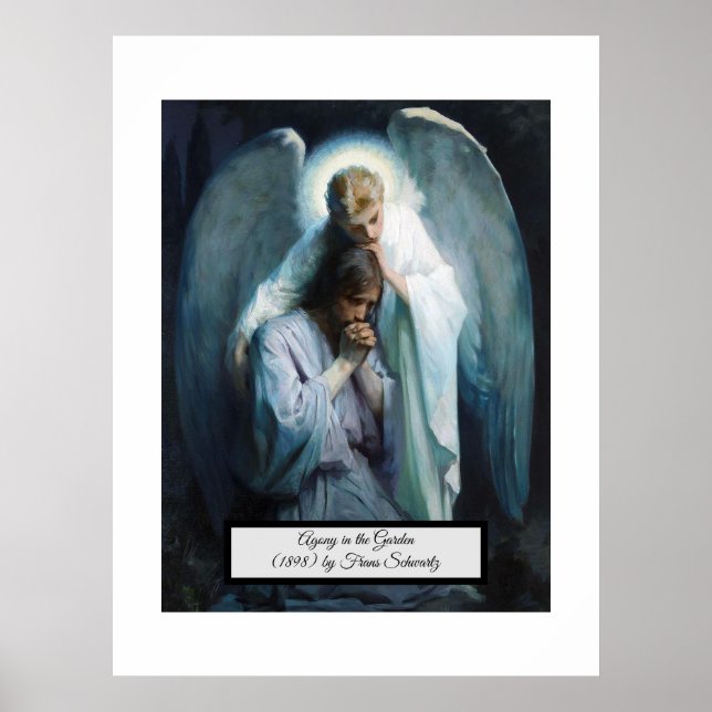 Poster Agonie dans le jardin Jésus-Christ (Devant)