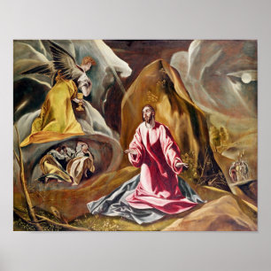 Poster Agony in the Garden of Gethsemane, vers 1590