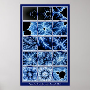 Poster Agrandissement - Bleu