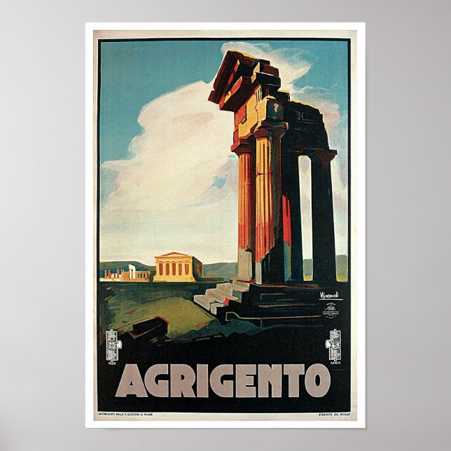 Poster Agrigento (Devant)