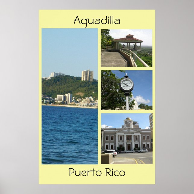 Poster Aguadilla Porto Rico I (Devant)