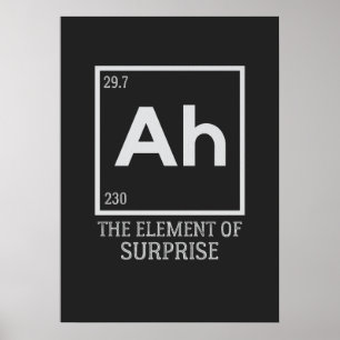 Poster Ah the Element of surprises