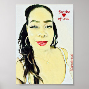 Poster Ahsek Novel For the Love of Locs 12