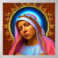 AI Art de la bienheureuse Vierge Marie