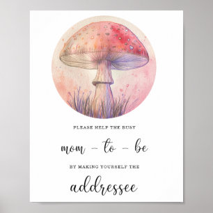 Poster Aide d'automne pour les parents occupés Adresse d'