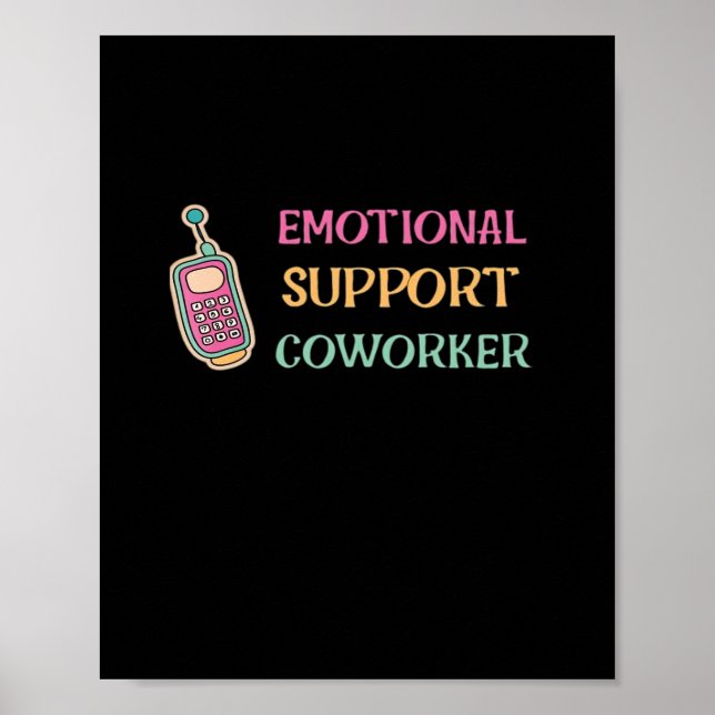 Poster Aide émotionnelle Coworker Basic (Devant)