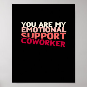 Poster Aide émotionnelle Coworker Viral Sloth