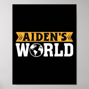 Poster Aidenacesarmy combat contre le cancer Aiden’s worl