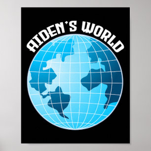 Poster Aidenacesarmy combat contre le cancer Aiden’s worl