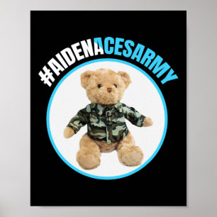 Poster Aidenacesarmy lutte contre le cancer Leukemia Aide