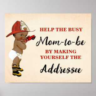 Poster Aidez Maman À Faire De Votre Adressee Baby AA Flam
