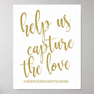 Poster Aidez-nous à capturer la Parties scintillant d'amo