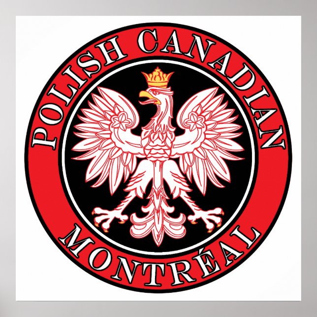 Poster Aigle canadienne de Montréal (Devant)