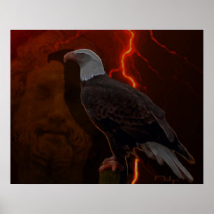 Poster Aigle de Zeus '