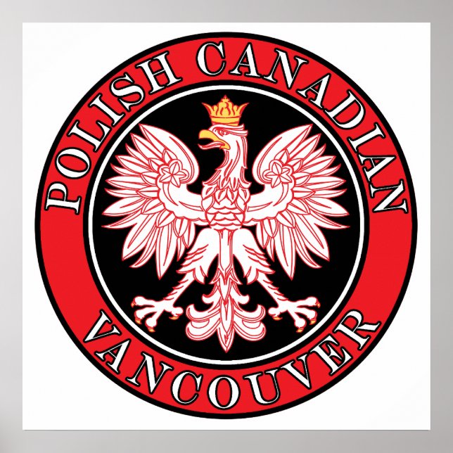 Poster Aigle du Canada polonais de Vancouver (Devant)
