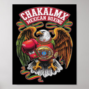 Poster Aigle mexicain - Boxeo Mexicano