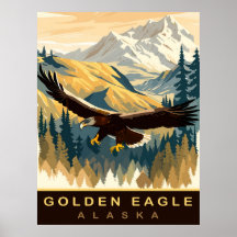 Aigle royal, Faune en Alaska, Voyage