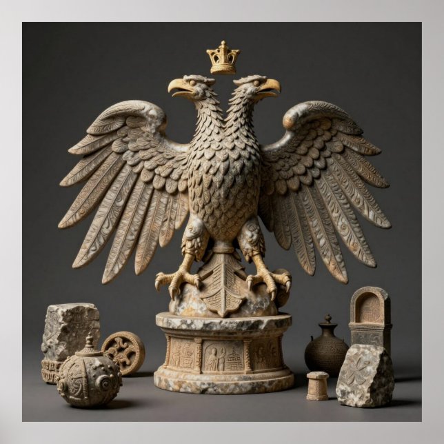 Poster Aigle sacré de l'ère hellénistique (Devant)