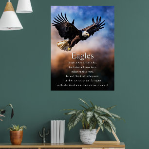 Poster Aigles motivationnels inspirants