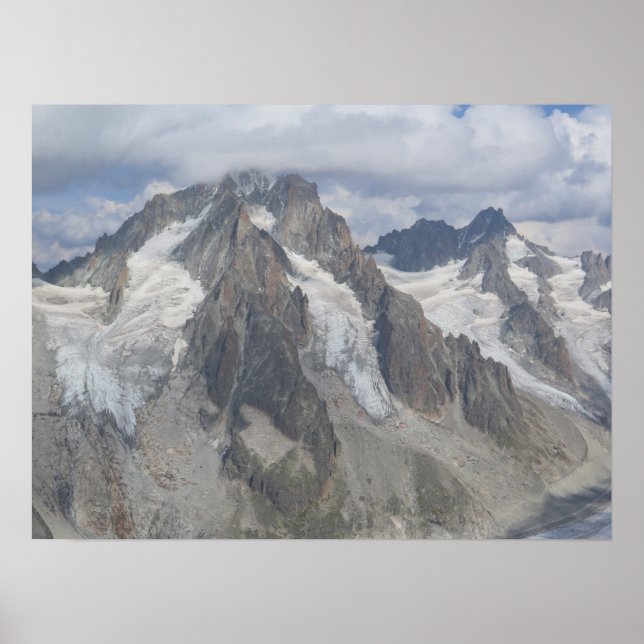 Poster Aiguille d'Argentiere (Devant)