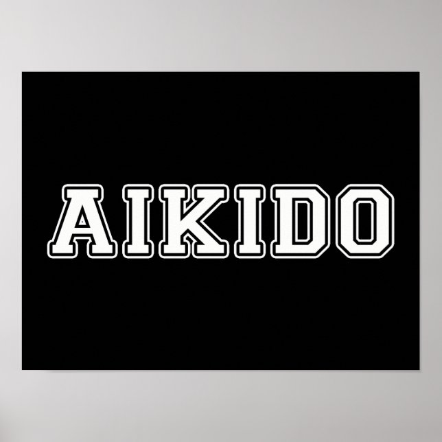 Poster Aikido (Devant)