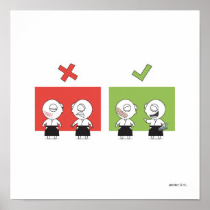 Poster Aikido - Dojo Règle #2