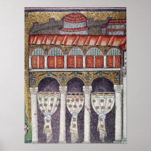 Poster Aile gauche du Palais de Teodorico, 527-99